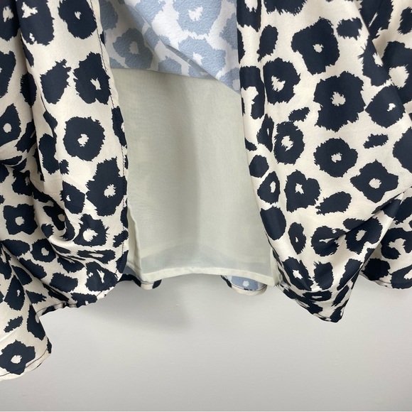 Gretchen Scott Designs Black and White Leopard Midi Skirt - Picture 5 of 8